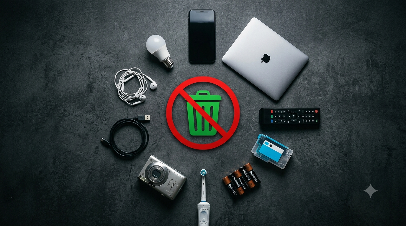 Top 10 Electronics Never Throw in Regular Dustbin India